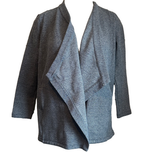 Banana Republic Gray Herringbone Suit Jacket XS